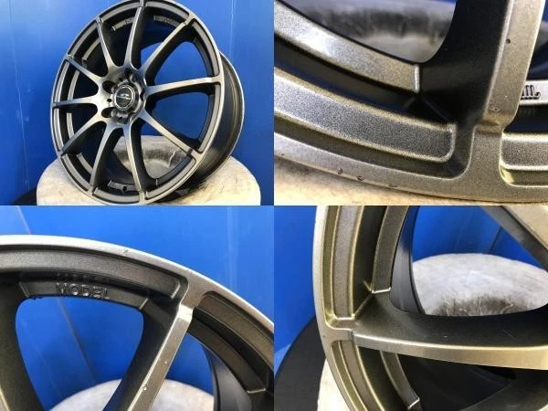 JDM Toyota Crown Royal 200 and 210 series 18mm gunmetal aluminum wheel No Tires - Image 7