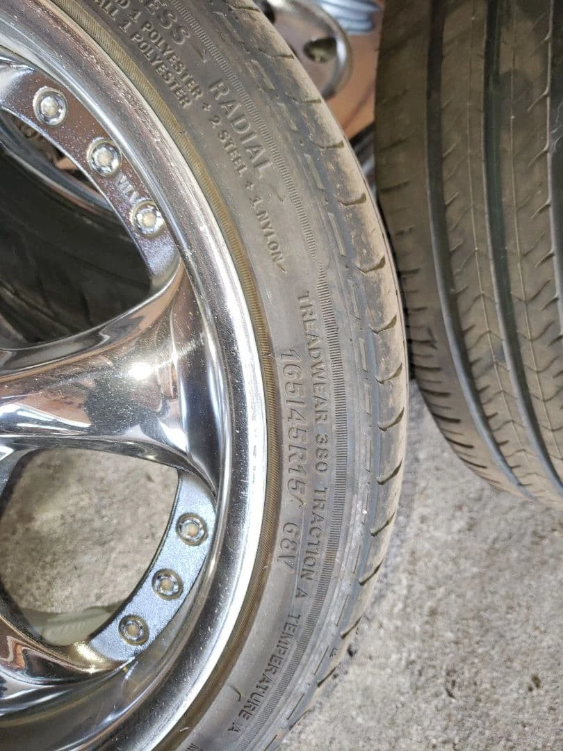 JDM 15 deep rim wheel work kf vs No Tires - Image 8