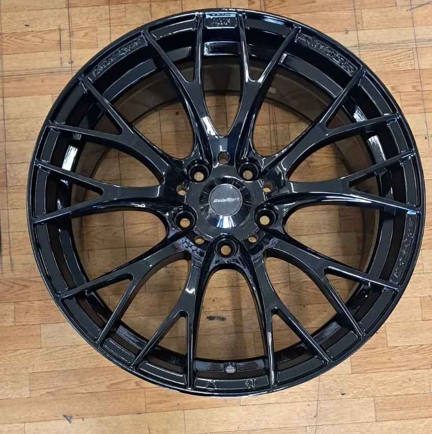 JDM wedssports SA-20R black color 18PCD 114.3 5H ET50 tires for Skylin No Tires - Image 6