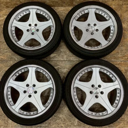 JDM Rare Leonhard Orden ORDEN 198J+46 9J+38 PCD114.3 5-hole 5H Discont No Tires