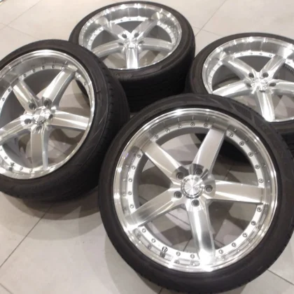 JDM H Deep Rim Roxani Glastar 5 20 5H114.3 9J+40 245/40R20 30 Series A No Tires