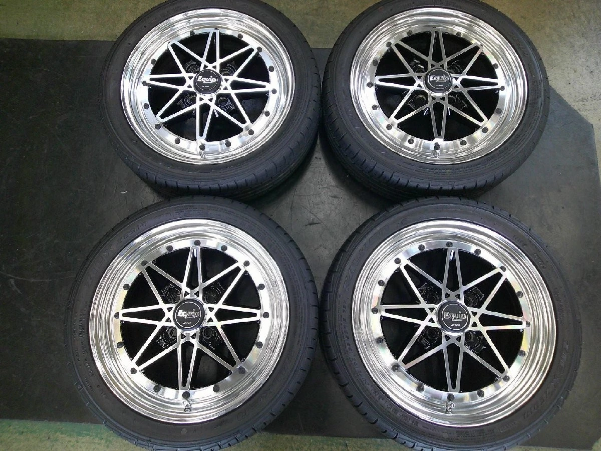 JDM WORK Equip 03 15x5.0J +42 PCD100 4H 165/50R15 WORK Equip 3-piece t No Tires - Image 2