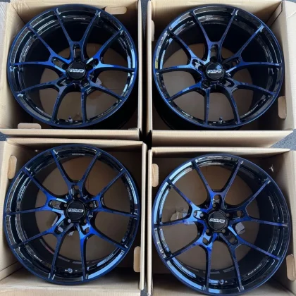 JDM 002 Used 4-Piece Set of Aluminum Wheels VOLK RACING G025 19x9.0J/1 No Tires