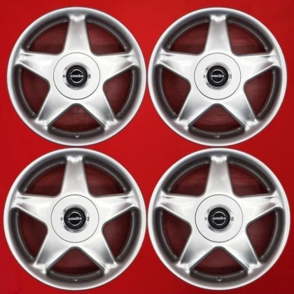 JDM Rare Item 4-Book Set Used Speedline Mistral Aluminum Wheels 177.5J No Tires