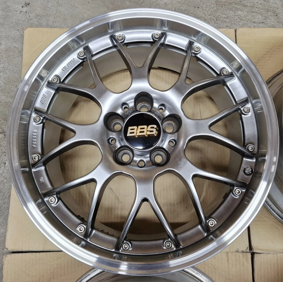 JDM Superb Condition BBS RS-GT Wheels 188.0J 114.3 forging for WRX S4 No Tires - Image 4