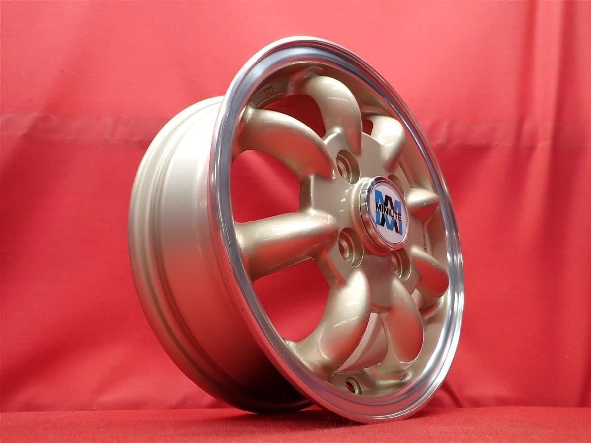 JDM Rare used SUBARU genuine MINI LITE wheels 4Book 4J 12PCD100 4-hole No Tires - Image 2