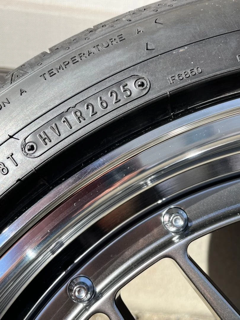 JDM Wheel & Tire Set BBS DB-BKBD forging LM19 FALKEN No Tires - Image 9