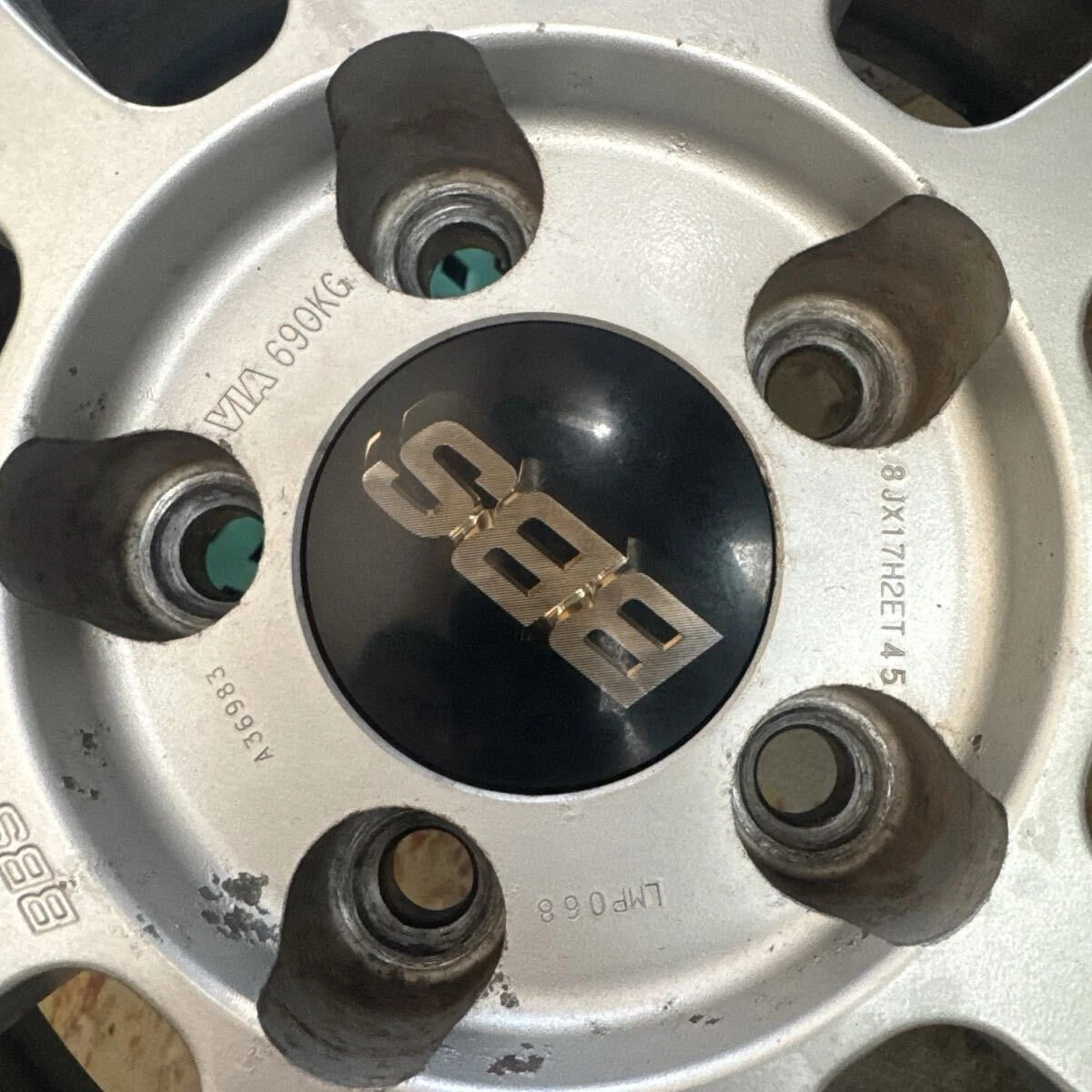 JDM BBS LM LMP 17-inch 7j 8j BBS No Tires - Image 4