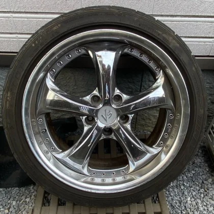 JDM WORK VS-KF 18-inch 4-Piece Set For S15 R33 Skyline Laurel Mark No Tires