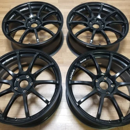 JDM Rare 198J +50 PCD112 ADVAN Racing RS II wheels for Golf VW Volkswa No Tires