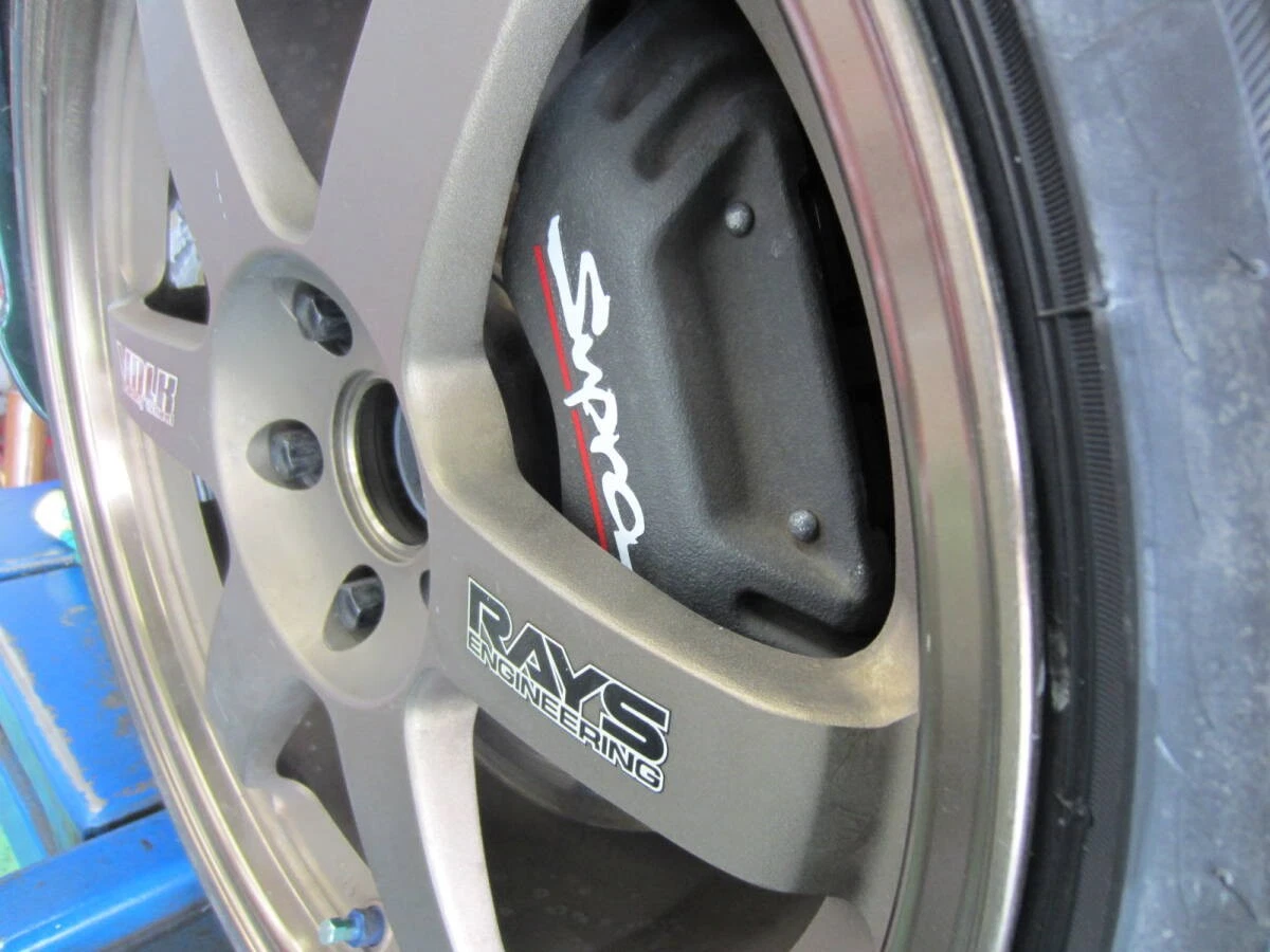 JDM TE37 Bronze 18x8.5J+40 1Book supra caliper clearance spare for JZA No Tires - Image 2