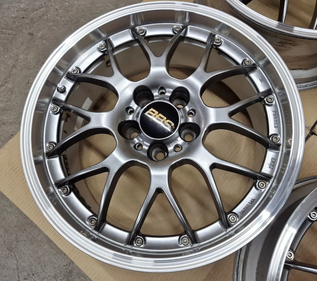 JDM Superb Condition BBS RS-GT Wheels 188.0J 114.3 forging for WRX S4 No Tires - Image 8