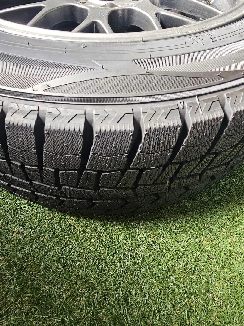 JDM One-time bumpy studless tire set 235/50r18 BBS RG R No Tires - Image 8