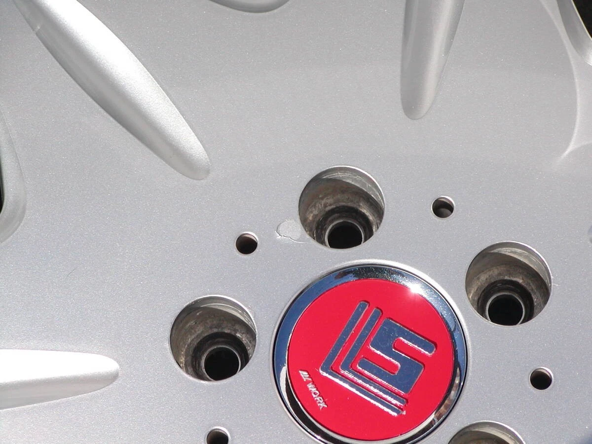 JDM Discontinued deep rims WORK LS207 9J +45 114.3-5H crown for Mark X No Tires - Image 5