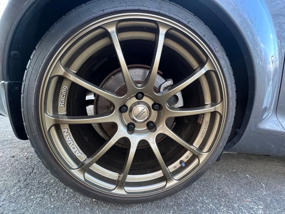 JDM ADVAN Racing RZ 198.5 9.5j No Tires - Image 3