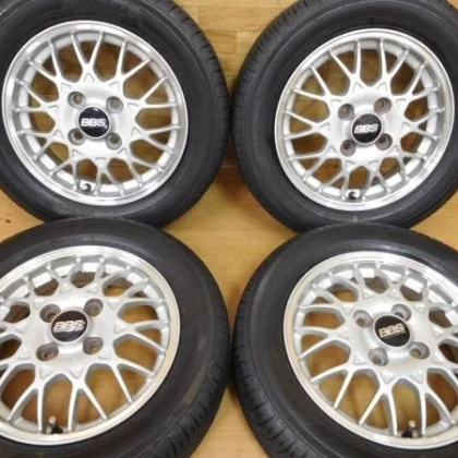 JDM 15-657forgingBBS Subaru genuine option 13in4J+45 Vivio Mira AltoTE No Tires