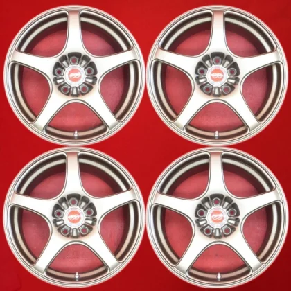 JDM Lightweight 8.6kg ENKEI RP-03 Used Wheels 4-Bolt 8.5J 17PCD114.3 5 No Tires