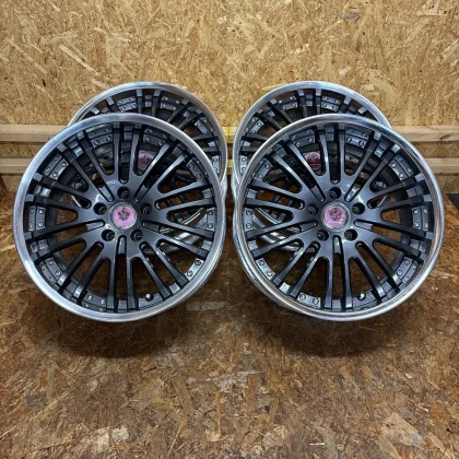 JDM Rare WORK Durandal DD2 deep rims 19x8.5J+25 120/5-lug for Lexus LS No Tires