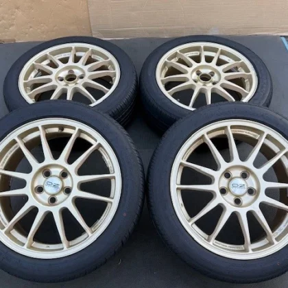 JDM OZ Racing Superleggera 174-Book Set 7J +48 PCD100 205/50/17 OZ No Tires