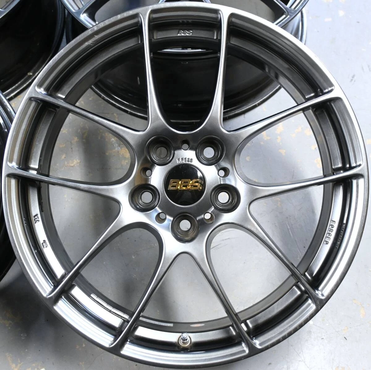 JDM BBS RF 7.5J +50 offset wheels PCD 114.3 5H RF525 for Honda Noah Vo No Tires - Image 2