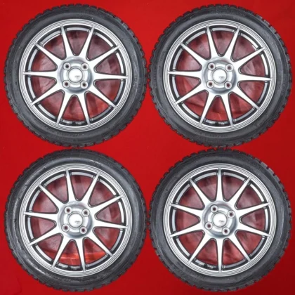 JDM Rare Size 4-Pack Dunlop Winter Maxx 01 WM01 195/45R16 80Q 10-Spoke No Tires