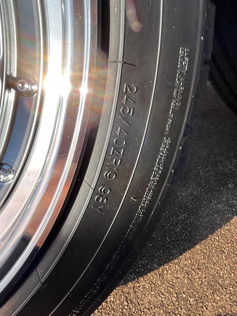 JDM Wheel & Tire Set BBS DB-BKBD forging LM19 FALKEN No Tires - Image 7