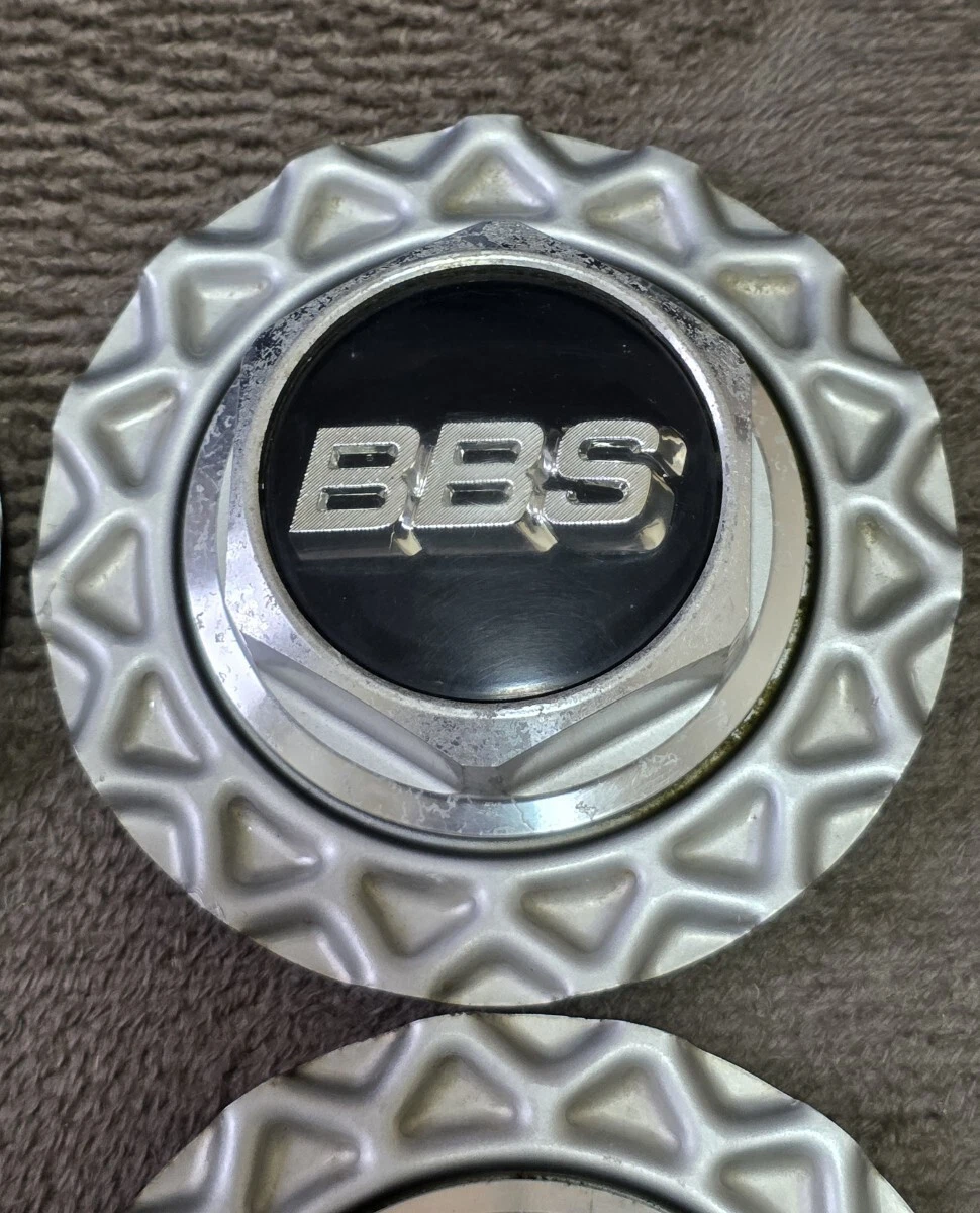 JDM High-type BBS RS center cap screw type 4 pieces with cap wrench 14 No Tires - Image 3