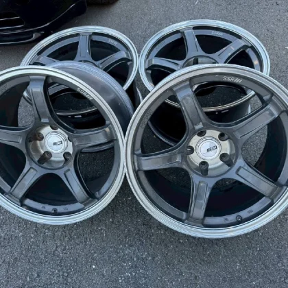 JDM SSR GTX03 18-inch 10.5J+22 5h114.3 4-Pack Set for Silvia Skyline T No Tires