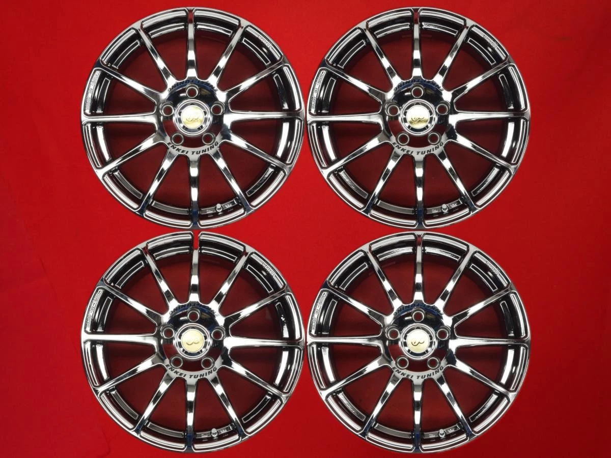 JDM Used ENKEI SC03 wheels 4-wheel 8J 17x114.3 bolt pattern 5x114 bolt No Tires