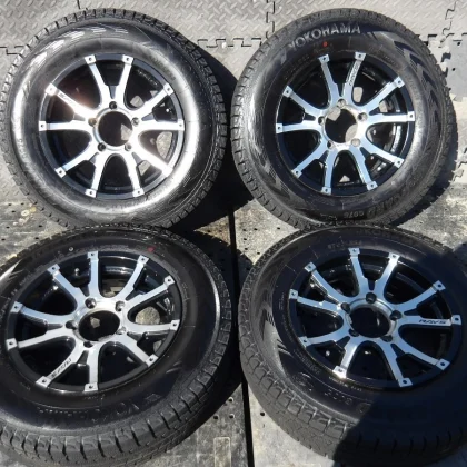 JDM Rare winter tires RAYS DAYTONA ATX-J brushed polished ultra-groove No Tires