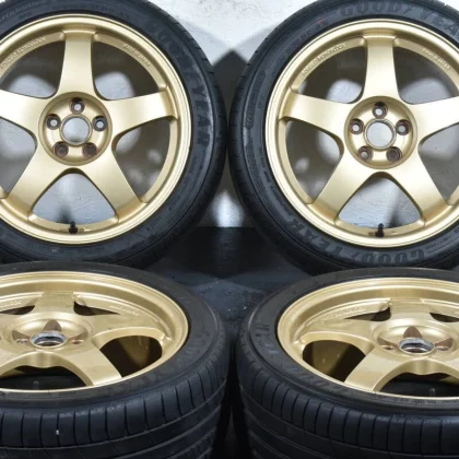 JDM Subaru STi genuine OP 17-inch wheels RAYS forged PCD100 7J +48 ​​G No Tires