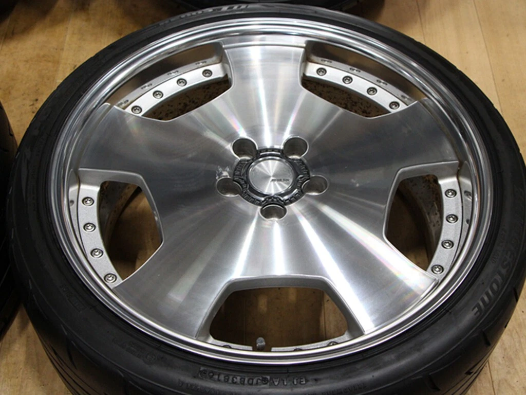 JDM B892 Rare WORK Lanvec LD1 20x8J+38 9J+45 PCD114.3 245/35R20 tires No Tires - Image 4