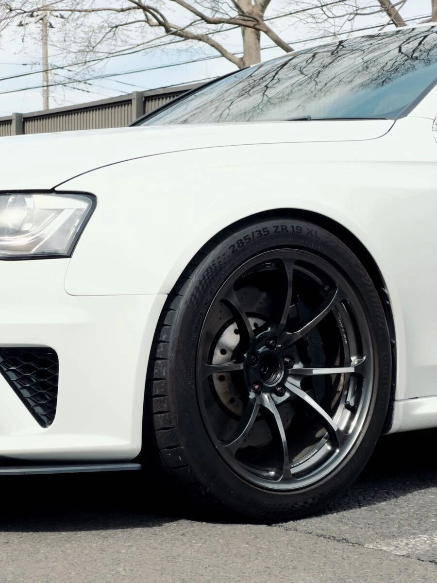 JDM Rare/Size Rays NE24 PCD112 5h 10j 37 194Book 66.6 Used for Audi RS No Tires - Image 10