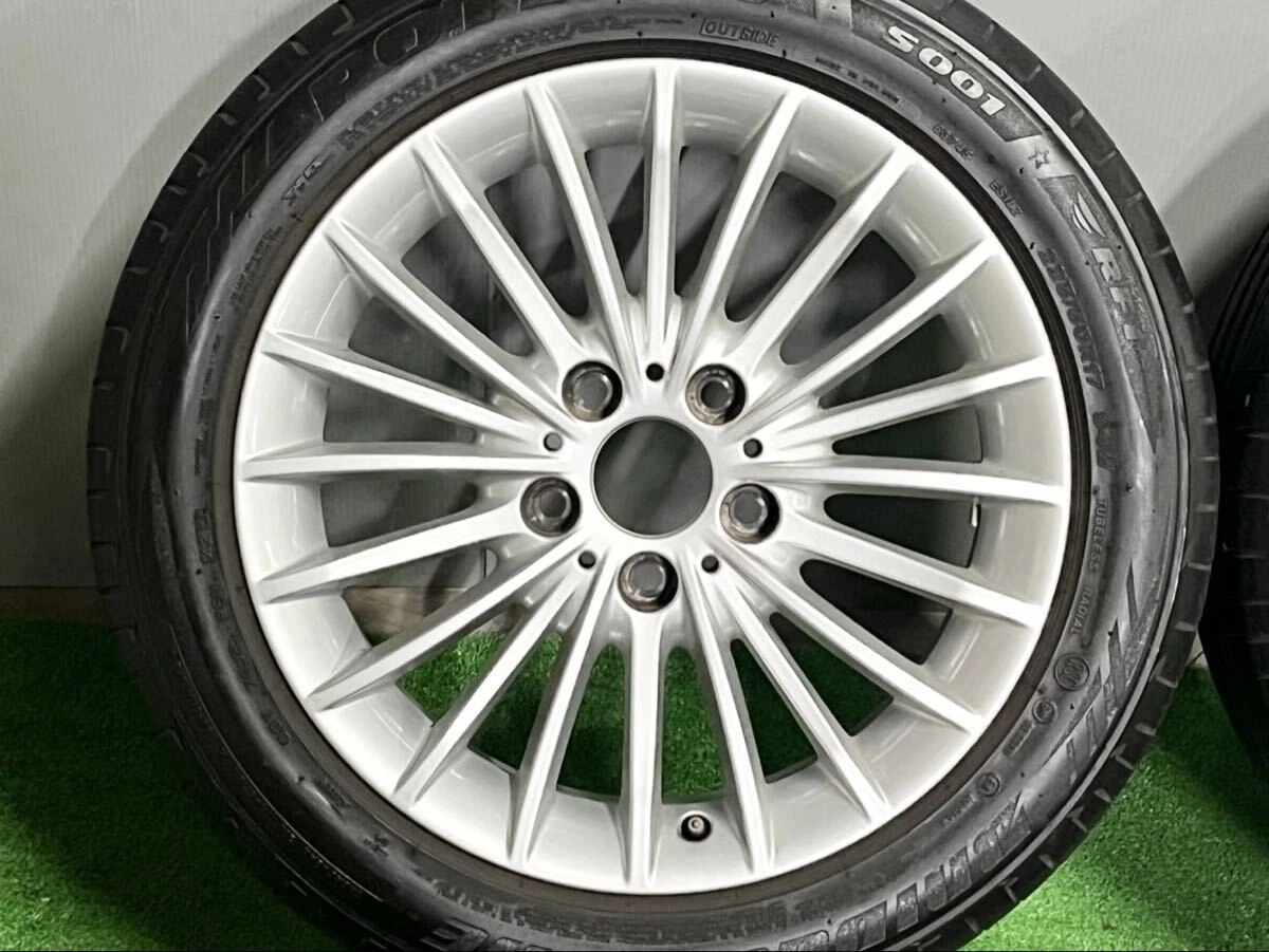 JDM BMW F30 3series OEM 17-inch 7.5J +37 PCD120 Potenza S001 225/50R17 No Tires - Image 4