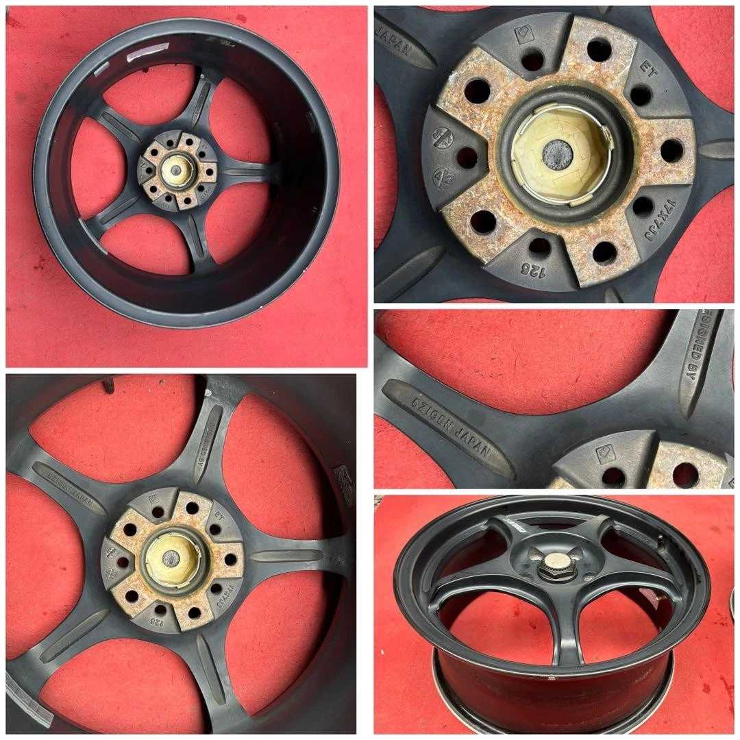 JDM 5ZIGEN 5-Dimensional TRY HARDER FN01R-C 17-inch x 7J +42 No Tires - Image 9