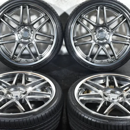 JDM WEDS Maverick 1107T 19-inch PCD114.3 7.5J +45 WINRUN R330 215/35R1 No Tires