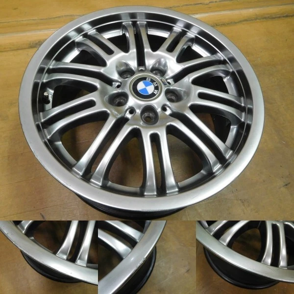 JDM 16-188 Rare BMW E46 M3 OEM 18in 9J+26 8J+47 spare wheels for wint No Tires - Image 4