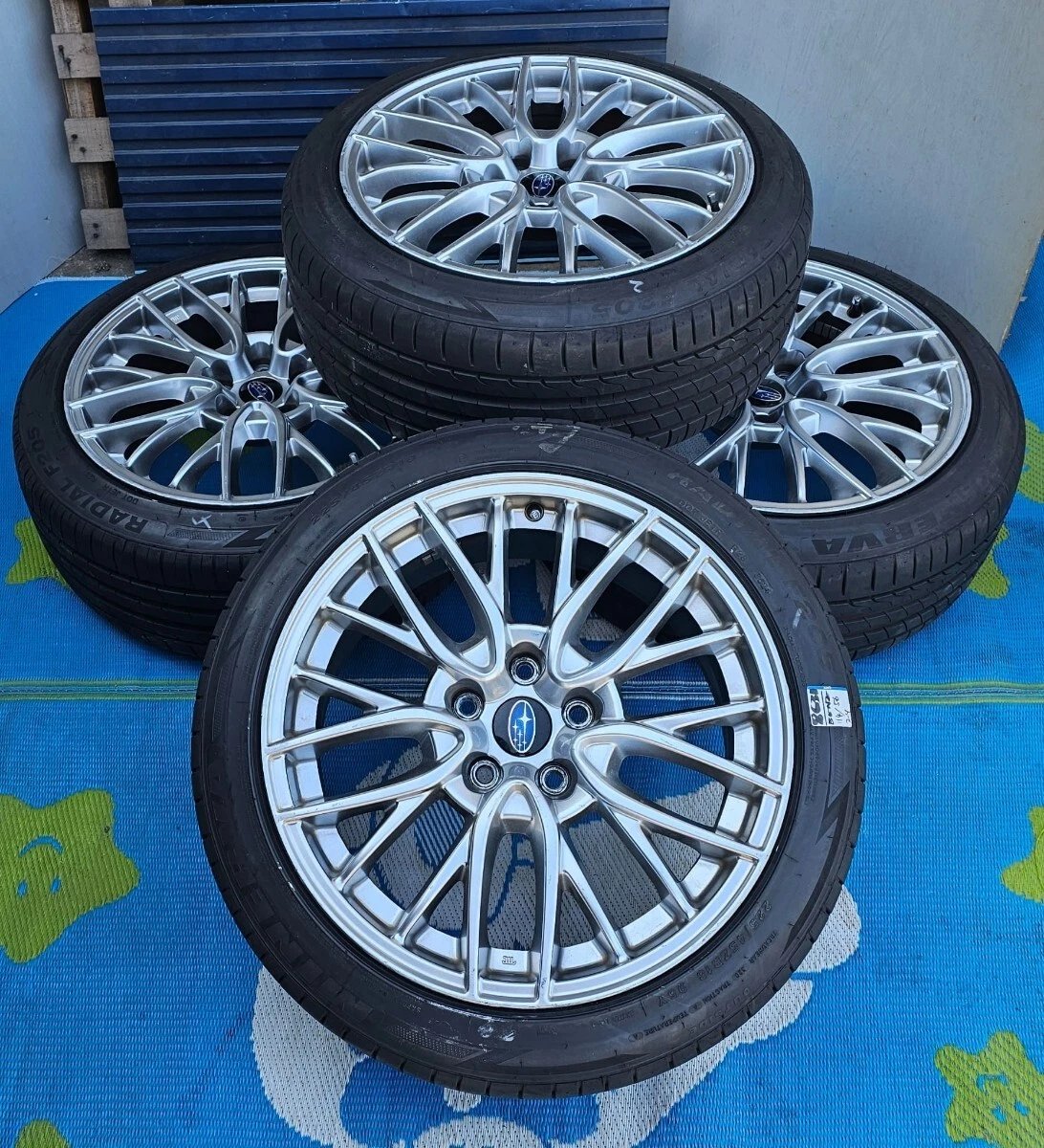 JDM Subaru WRX S4 genuine optional wheels 18-inch 8.5J +55 pcd 114.3 w No Tires - Image 7