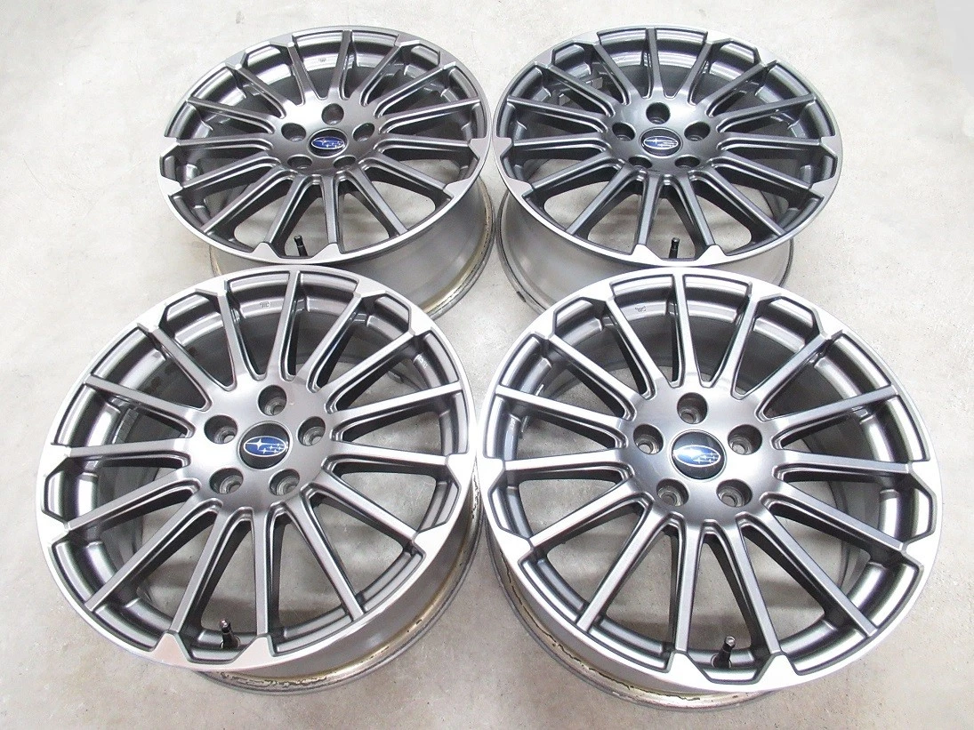 JDM Genuine aluminum wheels for the VM Levorg STI 7.5J +55 114.3 offse No Tires - Image 2