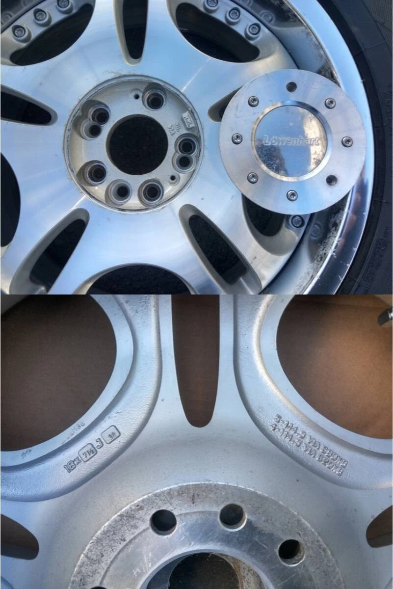 JDM Deep-rimmed wheels Used 4-piece set with 18-inch Lowenhart summer No Tires - Image 6