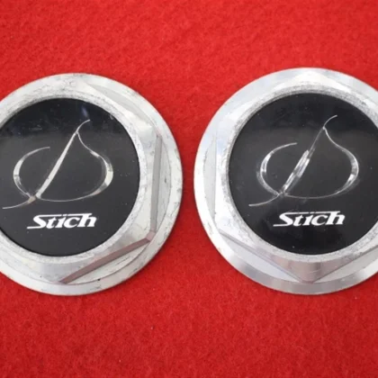 JDM 2 Stich Aftermarket Used Wheel Center Caps Center Covers Emblem Or No Tires