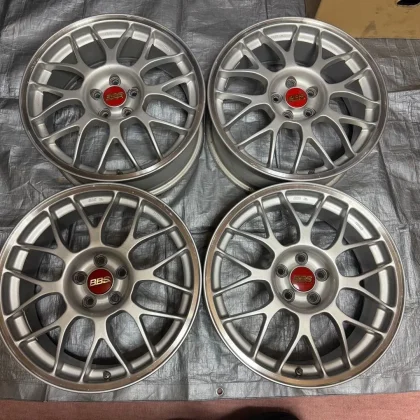 JDM BBS 17 aluminum wheels silver No Tires