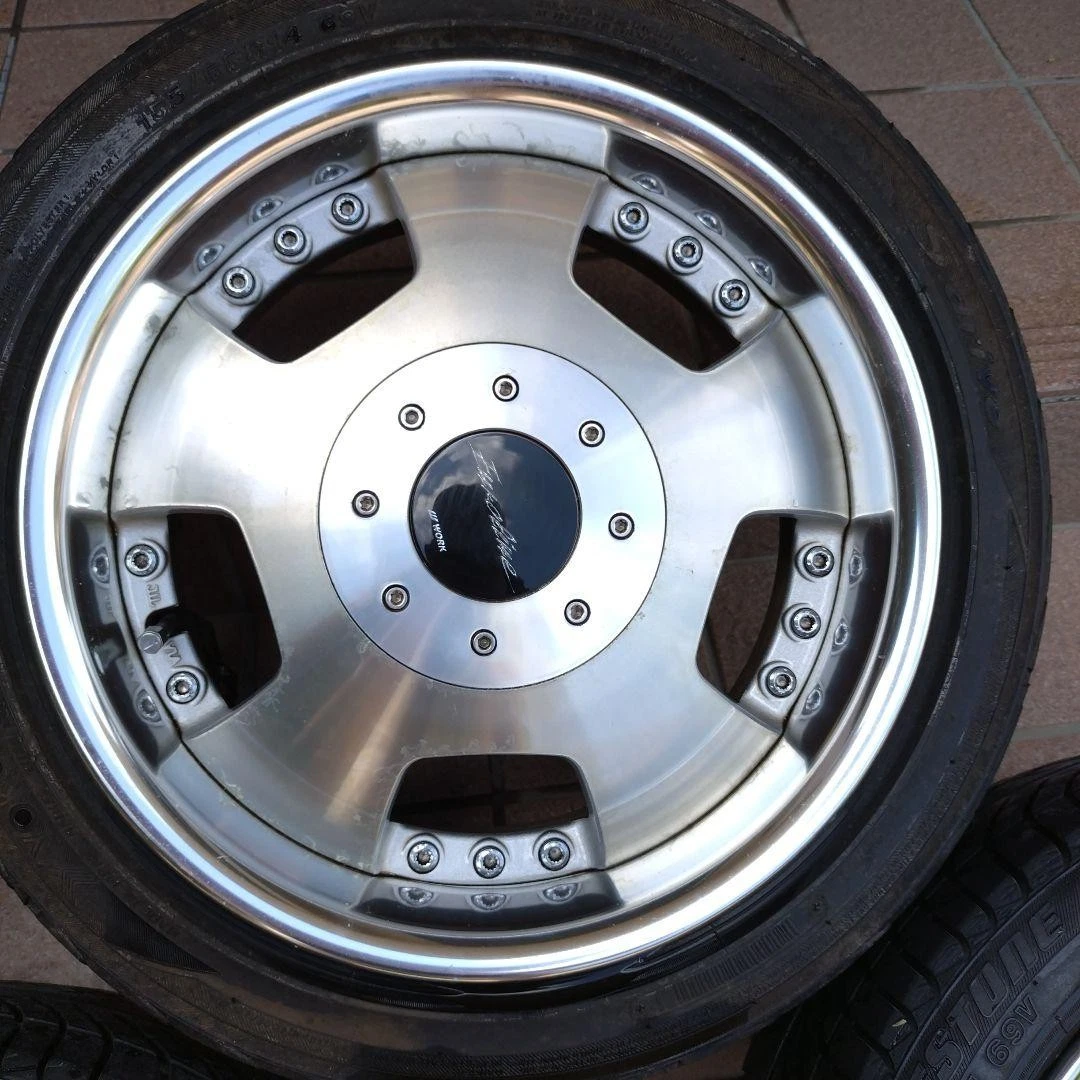 JDM Work Dish Wheels 14 Wheel Set No Tires - Image 5