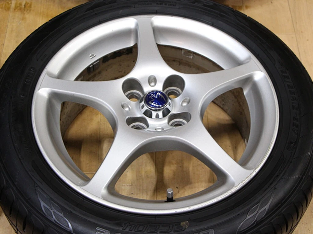 JDM C17 Rare Toyota Genuine MR-S ZZW30 15x6.5J+45 6J+45 PCD100 Dunlop No Tires - Image 5