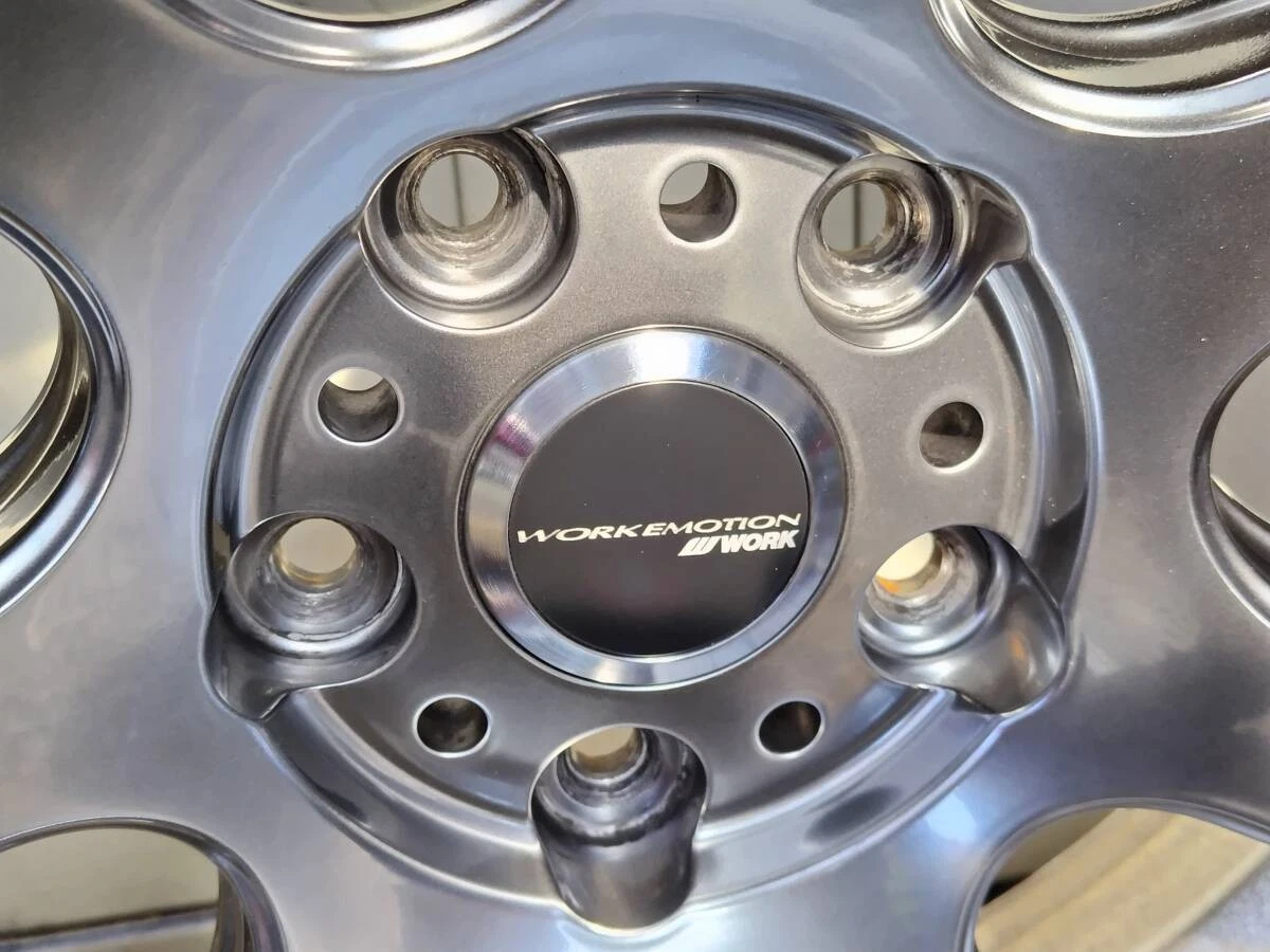 JDM WORK T7R 2P 1911J Deep Rim 2-Book Set workemotion Used WORK No Tires - Image 4