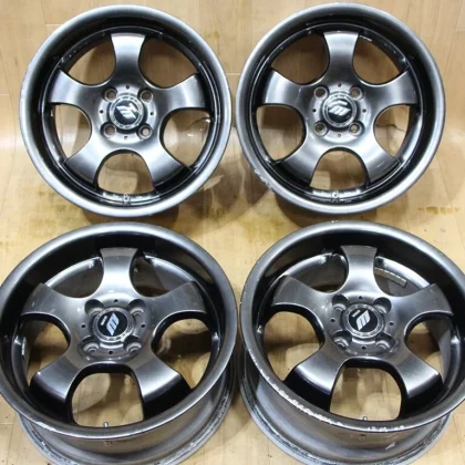 JDM A109 Deep Rim F.T.K 15X6.5J+34 PCD100 JDM USDM Wheels for Nissan N No Tires