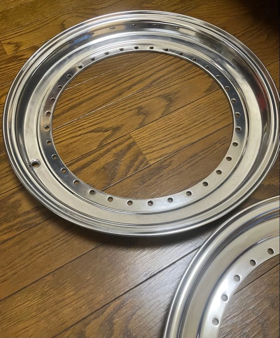 JDM BBS 17inch 1.5J genuine outer lip 2 pieces① No Tires - Image 5