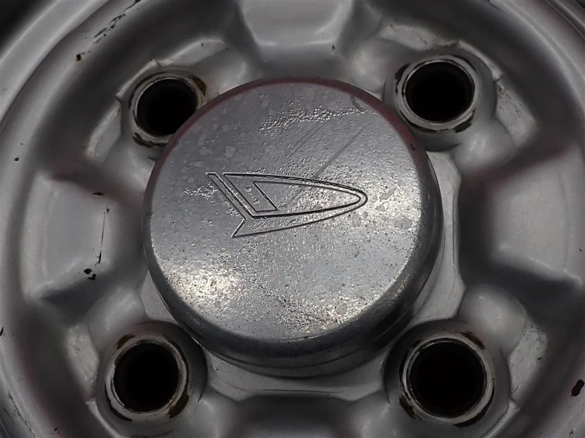 JDM Rare Item 4-Book Set Used Daihatsu Mi-ZII Genuine Steel Iron Wheel No Tires - Image 4