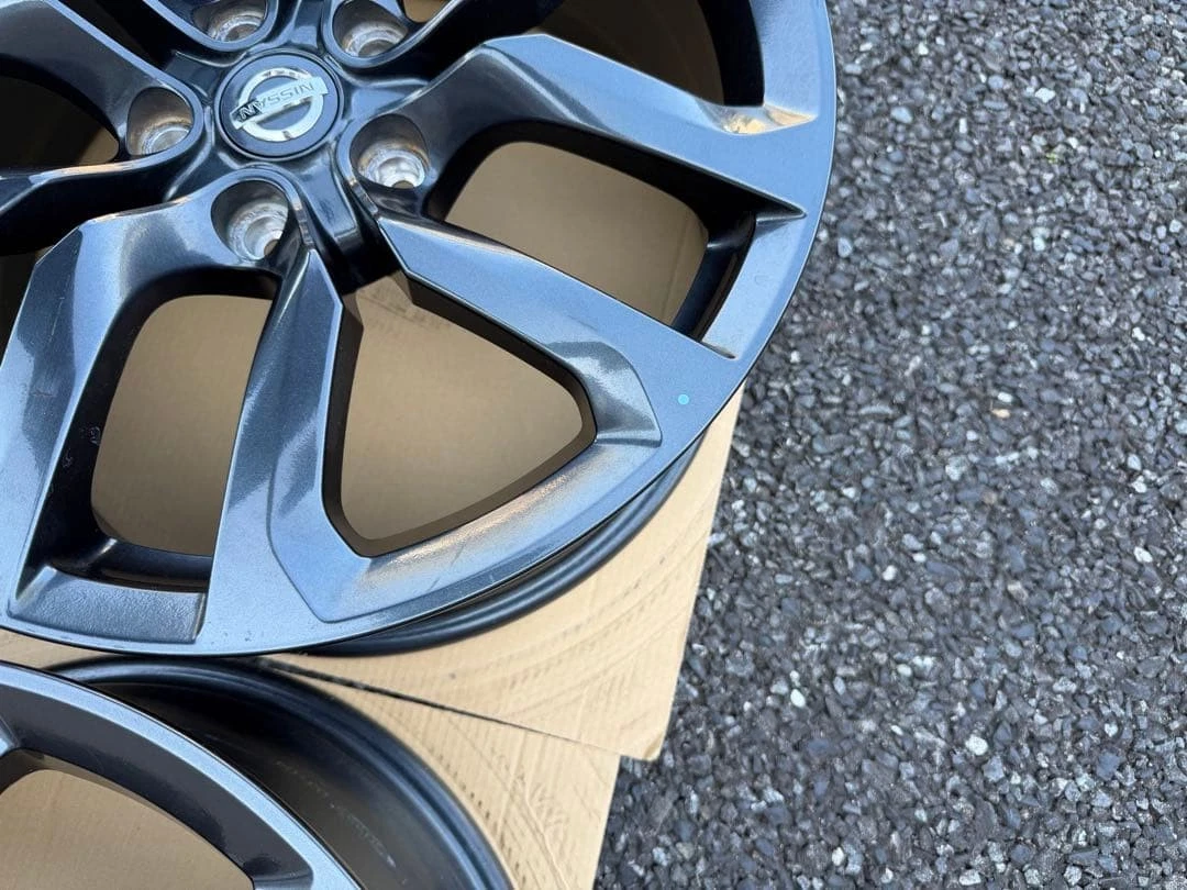 JDM Z34 18Dark Gray 5-Spoke Wheels No Tires - Image 9