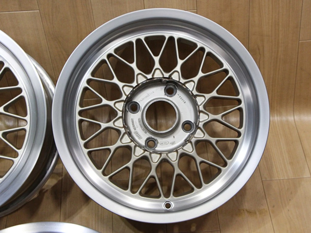 JDM B191 Out-of-print rare BBS RG019 15x6.5J+18 PCD114.3 4-lug 3-wheel No Tires - Image 3